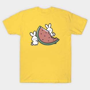 kawaii bunnies in summer mood T-Shirt